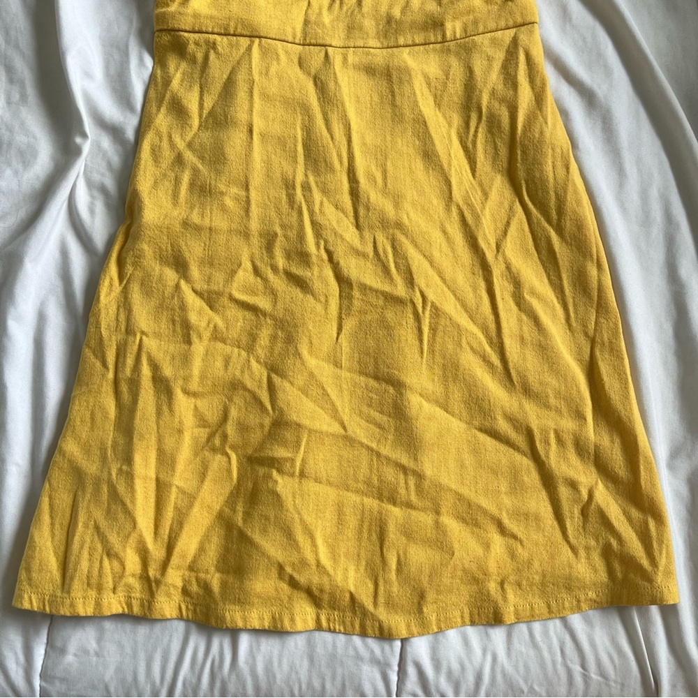 HOLLISTER - Cute Yellow Women’s Summer Dress - size Small - Picture 3 of 7